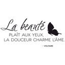 Sticker mural - La beauté plaît aux yeux...