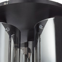 Deckenleuchte Benett, braun, Ø 35 cm, Glas Deckenleuchte