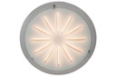 Wand- und Deckenleuchte Dora, metallic, 5,5 x 33 cm, Glas Deckenlampe