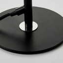 Tischleuchte Lasse, schwarz, 35,5 x 20,3 cm, Metall Pilzlampe