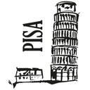 Wallsticker Skæve tårn i Pisa