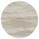 Wallsticker Roerich Peaks - Beige Bjerglandskab - Sir Edward x Grigory Gladarev - Rund