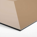 3D Hexagon Alu-Dibond - Brun