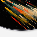 Vægcirkel Treechild - Let's all go to Space – print på aluminium (Alu-Dibond)