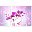 3 stykke lærredsprint, Essential Orchid