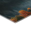 Tableau en verre acrylique Paysage d'automne au sommet du Triglav dans les Alpes Juliennes - Panoram