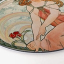 Wandcirkel Mucha - The Artist