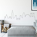 Muursticker Londen Skyline Outline