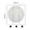 Hazy Pines digitalt tapet i 1,4 m x 1,4 m Fashion for Walls 4 af Guido Maria Kretschmer