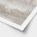 Poster Bos bij het meer in mist in beige - Ms Tiff