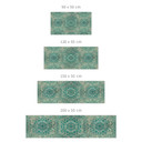 Samoprzylepny panel ścienny do kuchni Mandala Boho złoto-zielony - Bloomery Decor