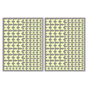 Sticker mural - Lumineux Phosphorescents - Papillons