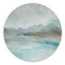 Tableau Velvet Horizon - Lac Abstrait - Sir Edward x Grigory Gladarev - Alu-Dibond Rond