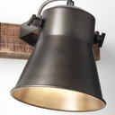 Wandspot Eva, metallic, 25 x 24 cm, Holz Spot