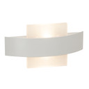 Wandleuchte Nora, weiß, 13,6 x 25,5 cm, Metall Wandlampe