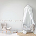 Tapet, non-woven tapet Kids Walls hvid, pink