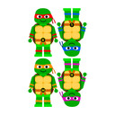 Sticker mural Gomes - Teenage Mutant Ninja Turtles