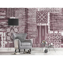 Architects Paper Papier peint photo Atelier 47 Patchwork oriental taupe, violet
