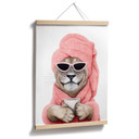 Poster Lion Wellness avec café - Korenkova