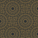 Mandala graficzna tapeta złoto czarna - tapeta w stylu boho - tapeta z włókniny do salonu kuchnia