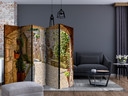 Paravent Séparation de pièce - Ruelle de province en Toscane , 5 pièces - 225x172 cm