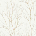 Skovtapet hvid guld - non-woven tapet natur A.S. Création
