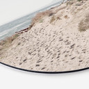 Tableau sur alu-Dibond rond 1X Studio - Montée de plage sur les dunes