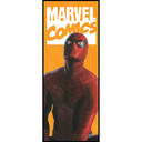 Non-woven tapet - Spider-Man tegneserie - 100 x 250 cm