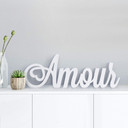 Litery ozdobne 3D Amour