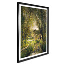 Plakat Daubigny - Krajobraz z promieniami słońca