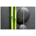 3 stykke lærredstryk Stones Bamboo Zen Spa