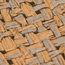 Tapeta z włókniny Jan Studio Sense & Surface splot pomarańczowo-szary - Stud!o splot rattan czarny