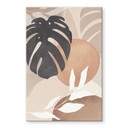 Akrylbillede Boho Monstera-plante i naturlige farver - Melloi Art Prints