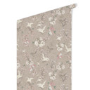 Tapet med mønster Japandi tapet kraner i kirsebærblomstrende beige - Bloomery Decor