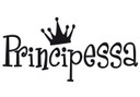 Wandtattoo Principessa (2-farbig)