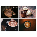Canvasbillede, Kaffe og slik
