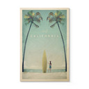 Plakat drewniany Rivers - Kalifornia