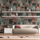 fototapeta 3D nowoczesna tapeta kolorowa salon nowoczesna tapeta flizelinowa sypialnia