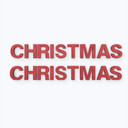 MDF bogstaver - Christmas