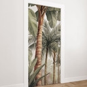 Film pour porte Forêt Tropicale de Palmiers - Pictufy Studio