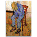 Canvasbillede, Gammel mand i sorg - Vincent van Gogh