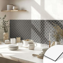 Rivestimento cucina Ornamenti nero-beige - Treechild