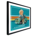 Plakat Unser Sandmännchen - Sandman z Trabi - Plakat dla dzieci