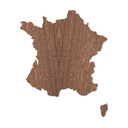 Fornir mahoniowy - Mapa Francji