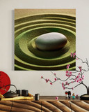 Leinwandbild Zen-Spa-Stein