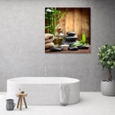 Canvasbillede, bambus orkidéblomster Zen