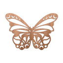 Sztuka z drewna mahoniowego - Motyl