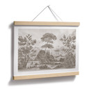 Poster landschap met tuinlandschap in beige - Ms Tiff