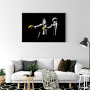Obraz na płótnie Banksy - Pulp Fiction