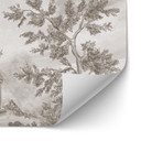 Zelfklevende Keukenachterwand met tuinlandschap in beige - Ms Tiff